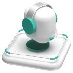 AI intelligent customer service icon
