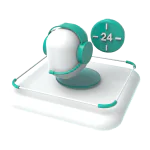 Customer support and service icon