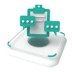 Information notification and verification icon