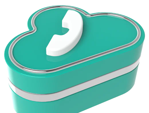 Cloud call center voice platform illustration