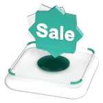 Marketing SMS sales promotion illustration