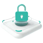 Password retrieval lock illustration