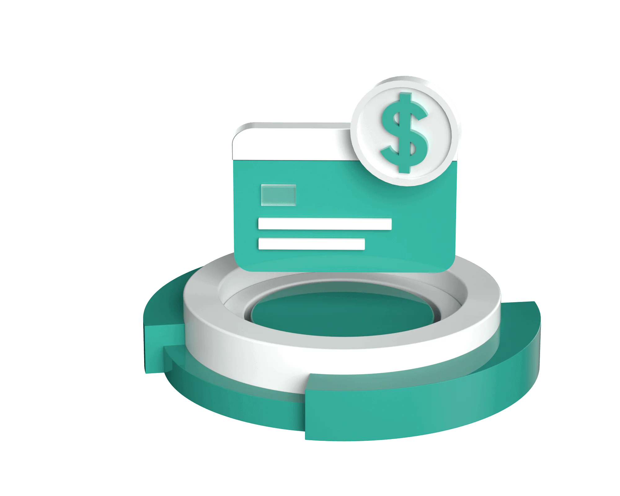 Banking and financial services notification illustration