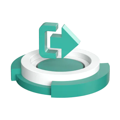 Secure login authentication illustration